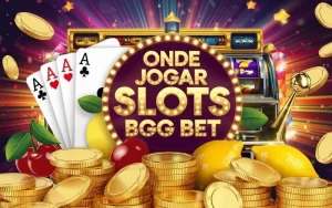 on image text 'Onde Jogar Slots BGG Bet'