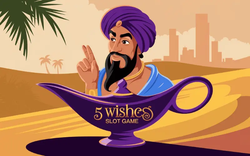 on image text '5 WISHES SLOT GAME'