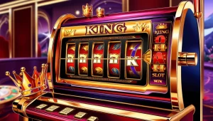 on image text 'KING SLOT MACHINES'