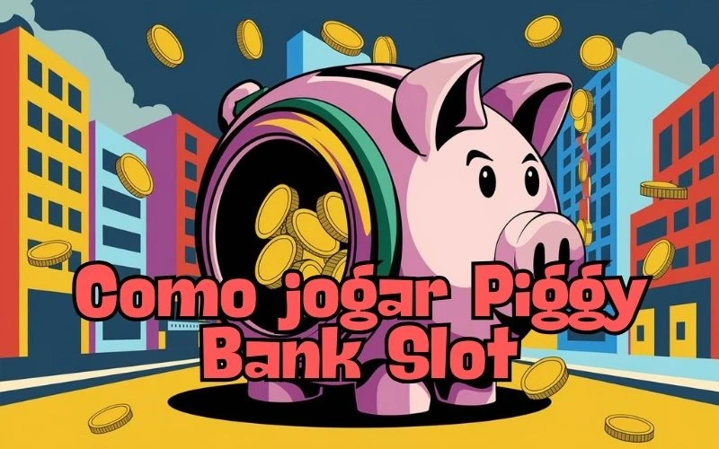 on image text 'Como jogar Piggy Bank Slot'