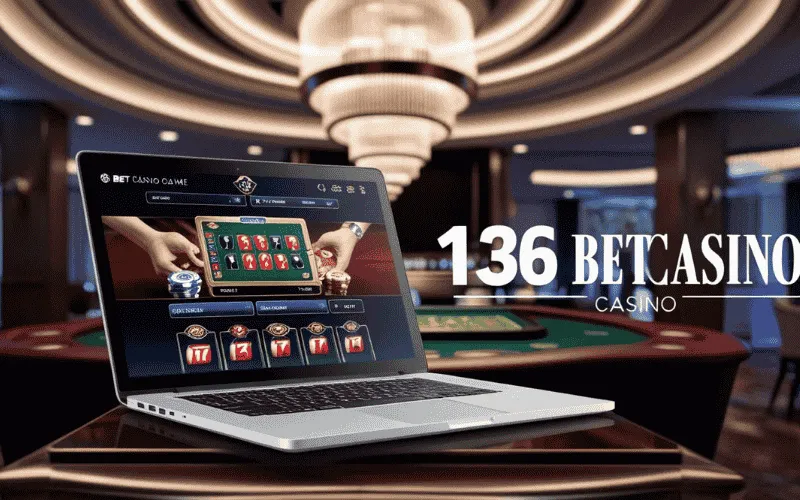 on image text '136 BET CASINO'